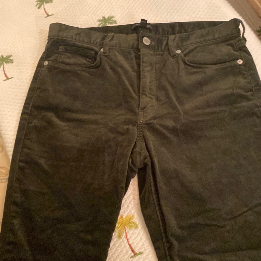 Size 29 Green corduroy pants - banana republic